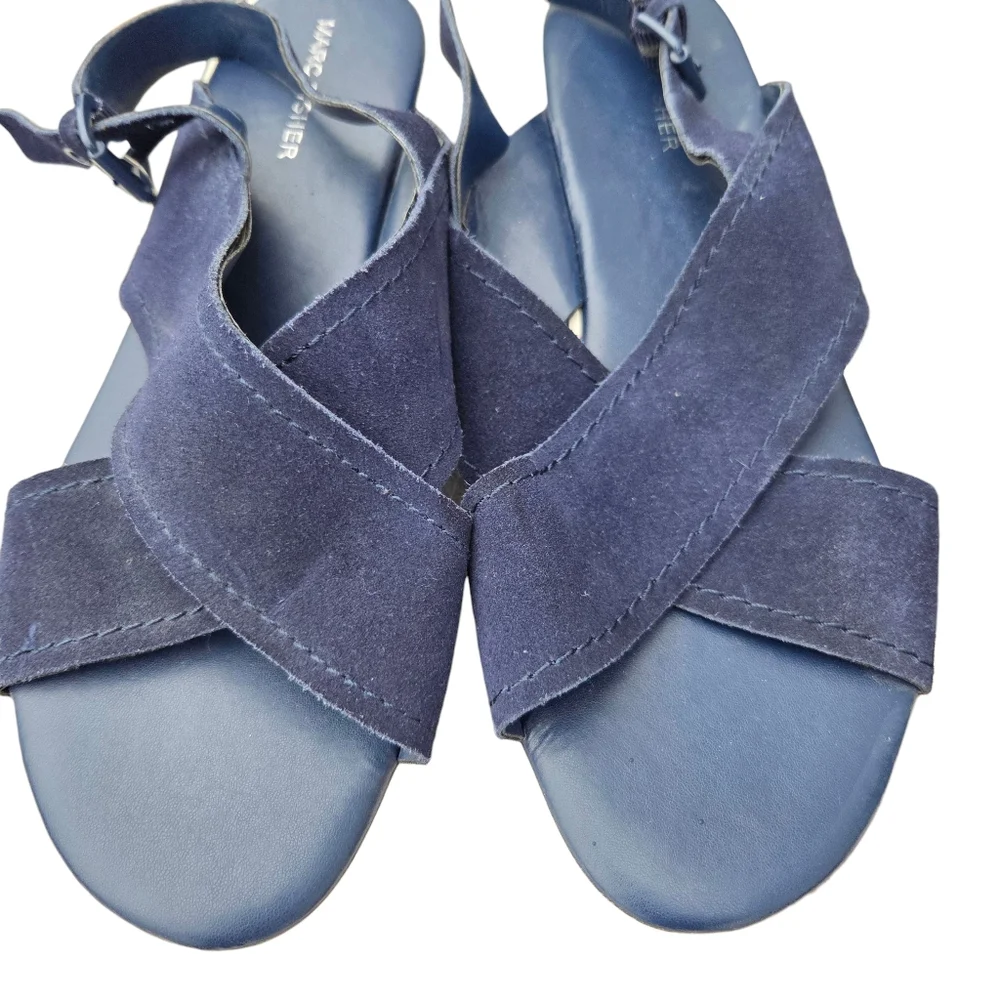 NWT-Marc Fisher Glitze Wedge Sport Sandal Size-9.5